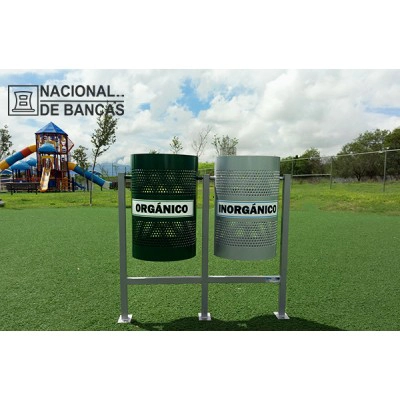 Botes de Basura de Metal para Exterior