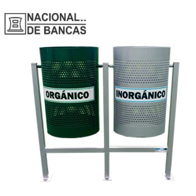 Botes de Basura de Metal para Parque Industrial