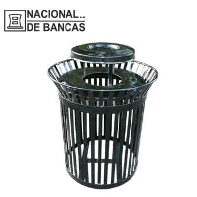 Botes de Basura de Metal para Parques