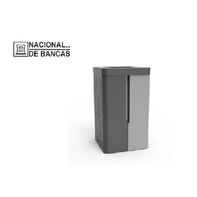 Botes de Basura de Metal para Plazas Comerciales