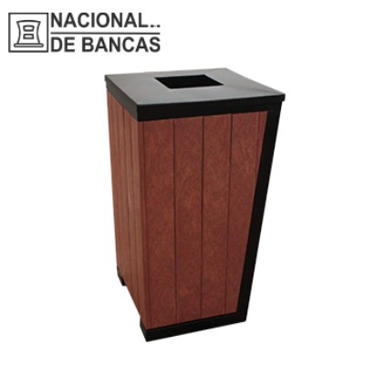 Botes de Basura de Metal para Plazas Comerciales