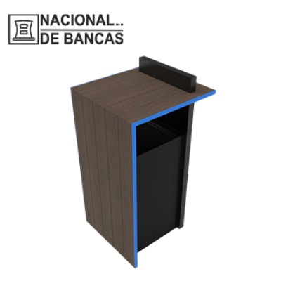Botes de Basura de Metal para Plazas Comerciales