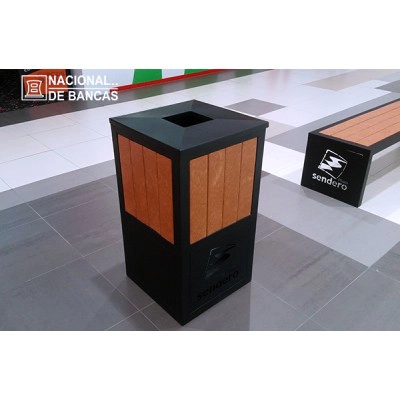 Botes de Basura para Plazas Comerciales